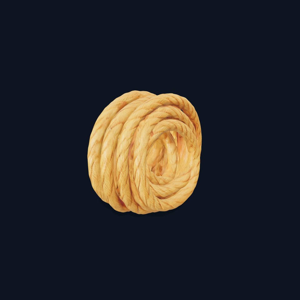 Coiled Rope Model Pack with Detailed Textures